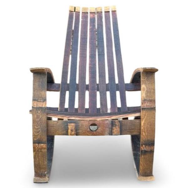 Wine Barrel Rocking Chair