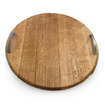 Wine Barrel Head Platter