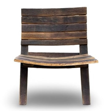 Wine Barrel Folding Chair